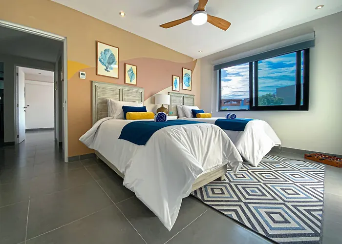 Corasol With Rooftop Pools, Club Access & Private Terrace Playa del Carmen